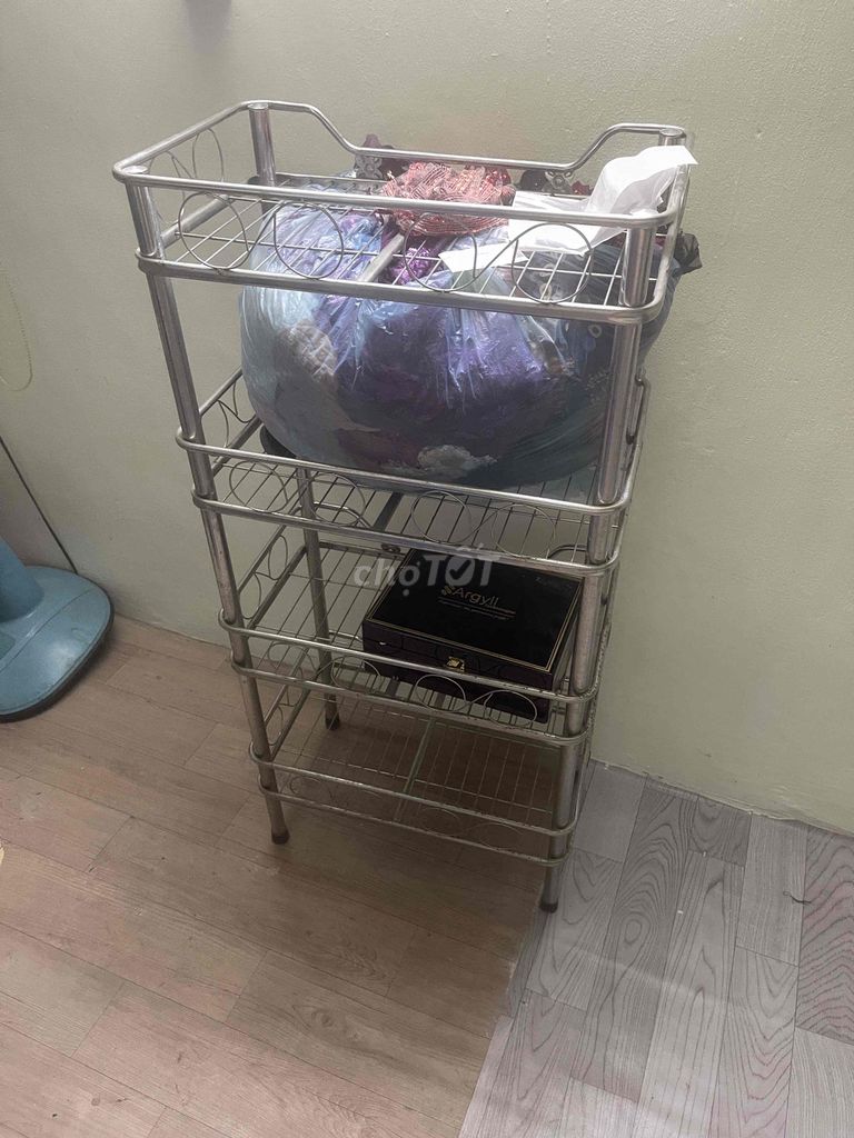 Kệ Inox 4 tầng. Mua bán Tủ, kệ gia đình tại Quận Gò Vấp Tp Hồ Chí Minh được đăng bởi MIe mí hình 1