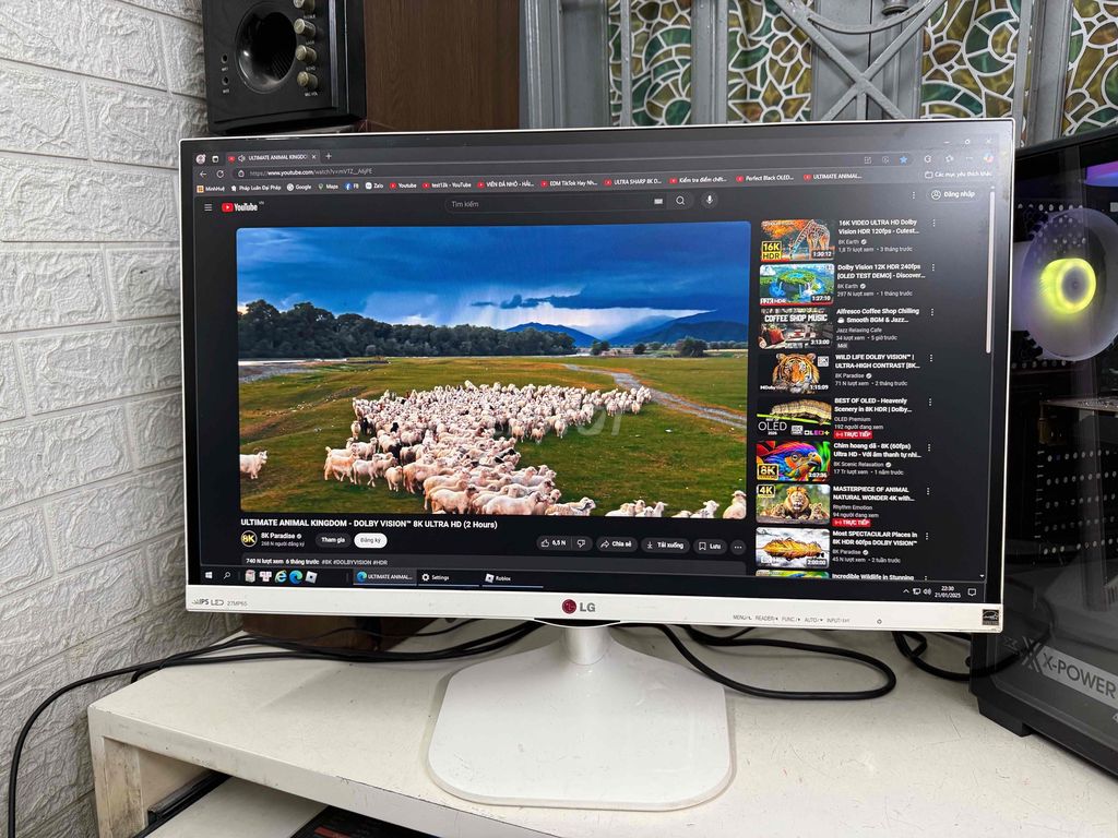 LG 27inch full viền mã 27MP65 sáng đẹp