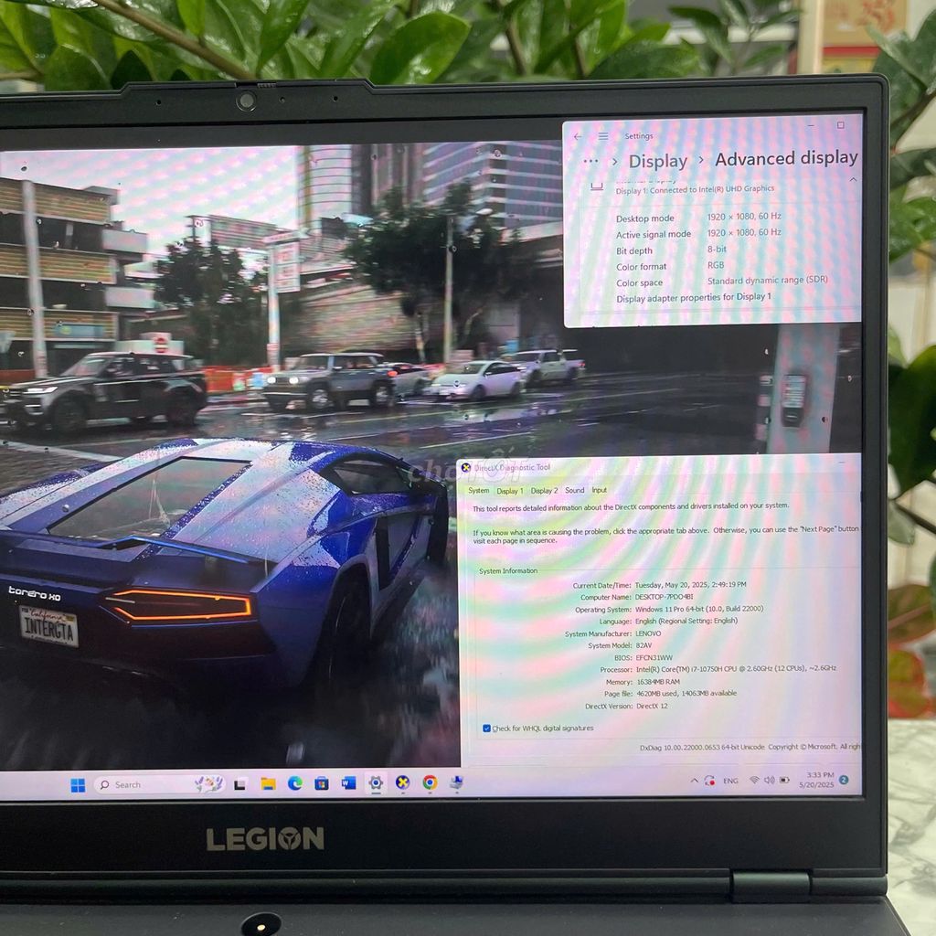 Lenovo Legion 5 Y7000 I7-10750H/16/512 GTX1650. Mua bán Laptop tại Quận Tân Phú Tp Hồ Chí Minh được đăng bởi phan trọng thiện hình 3