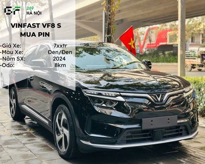 VinFast VF8 S Đen, sản xuất 2024, 8km. Mua bán Ô tô tại Quận Long Biên Hà Nội được đăng bởi Phạm Thị Hương hình 1