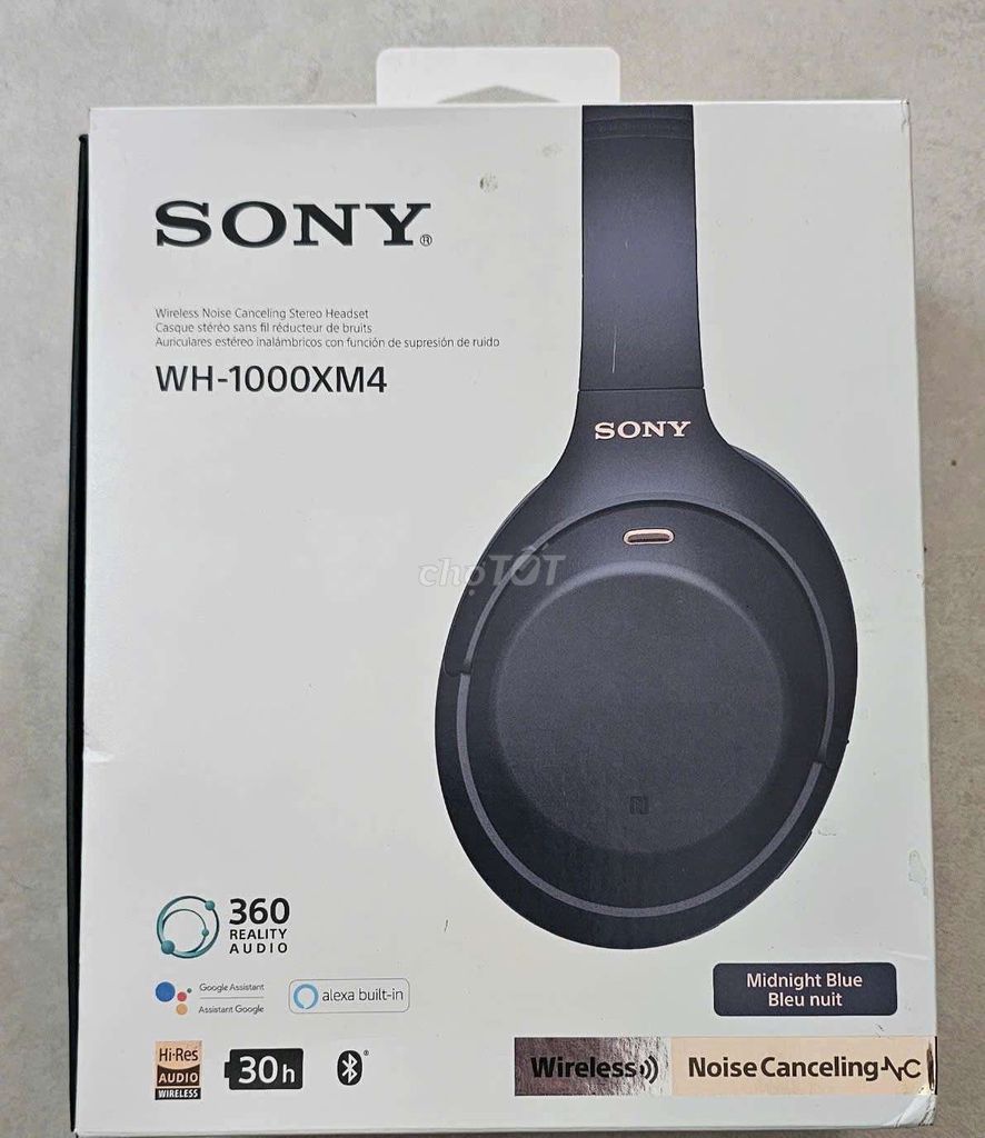 Tai nghe Sony WH-1000XM4, Xanh đen. Mua bán Tivi, Âm thanh tại Thành phố Thủ Đức Tp Hồ Chí Minh được đăng bởi THE VINTAGE AUDIO hình 1