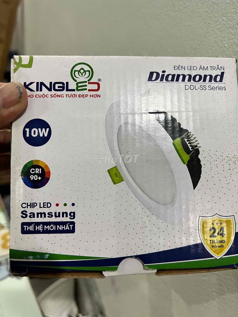 Đèn LED âm trần KingLED DDL-SS 10W Trắng. Mua bán Đèn tại Huyện Tam Dương Vĩnh Phúc được đăng bởi hoàng văn hải hình 1