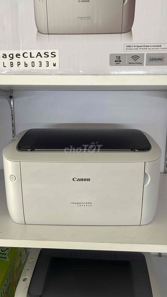 Máy in laser Canon LBP6030 Trắng. Mua bán Đồ dùng văn phòng tại Quận Liên Chiểu Đà Nẵng được đăng bởi Chí Binh Printer hình 1