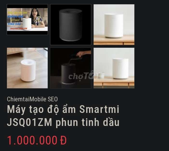 Máy phun sương tạo ẩm xông tinh dầu xiaomi