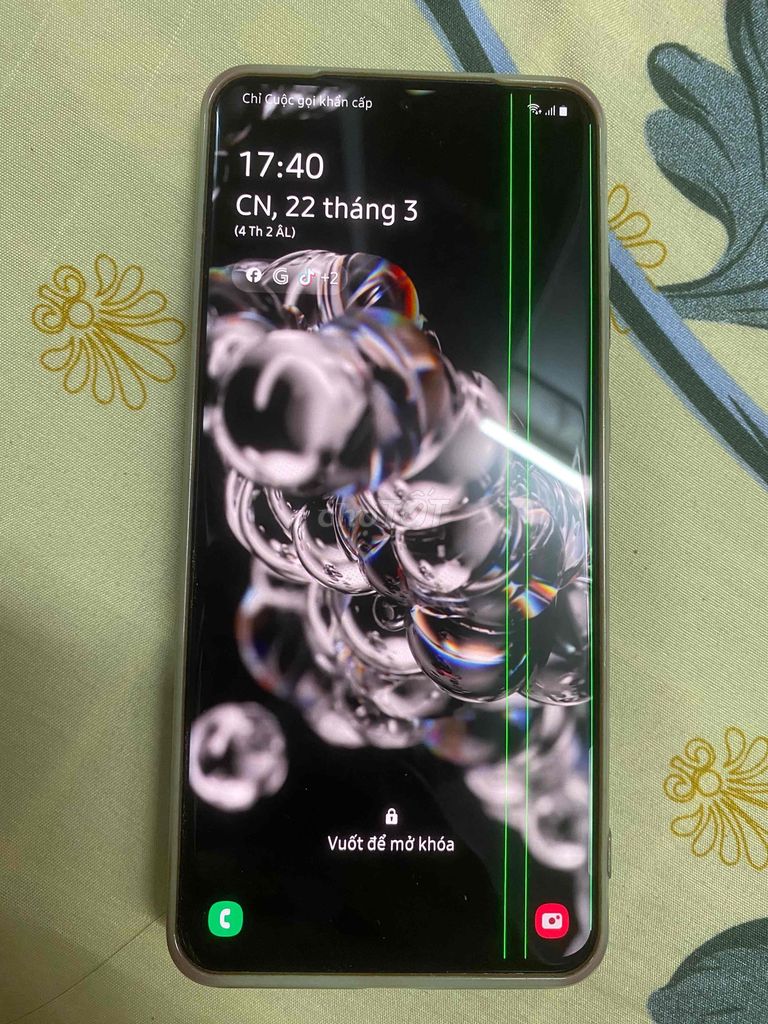 Samsung S20 Ultra Đen Đã qua sử dụng. Mua bán Điện thoại tại Quận Ba Đình Hà Nội được đăng bởi Huyen Dieu hình 1