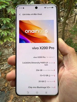 Trãi nghiệm xong cần bán ViVo X200 pro 12/256. Mua bán Điện thoại tại Quận Bình Thuỷ Cần Thơ được đăng bởi nam