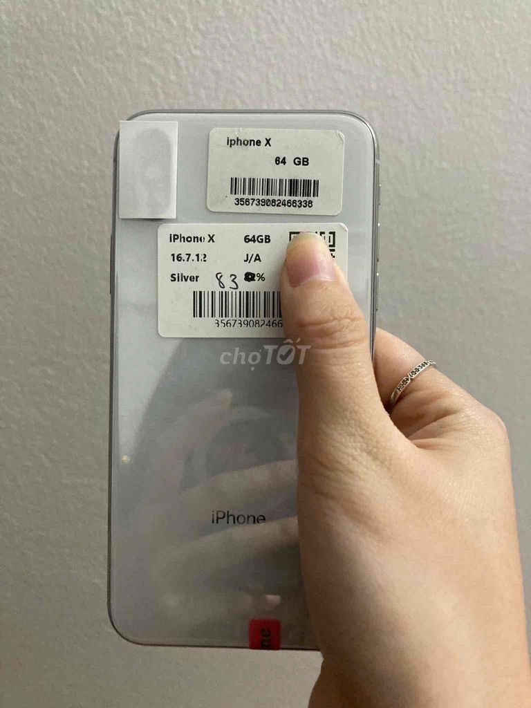 Apple iPhone X 64GB Bạc Đã sử dụng. Mua bán Điện thoại tại Quận Cầu Giấy Hà Nội được đăng bởi Trong Nguyen hình 1