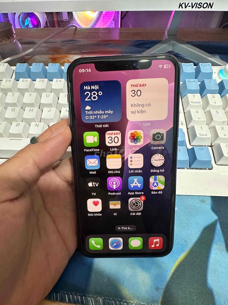 Apple iPhone 11 Xám Đã sử dụng. Mua bán Điện thoại tại Huyện Bình Chánh Tp Hồ Chí Minh được đăng bởi minh quân hình 1