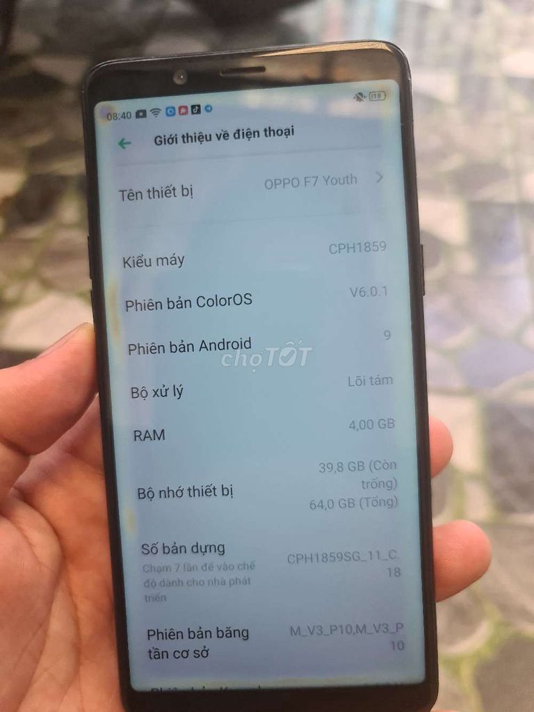 Oppo F7 Youth 64GB Đen. Mua bán Điện thoại tại Thành phố Biên Hòa Đồng Nai được đăng bởi Nguyễn Hoàng hình 1