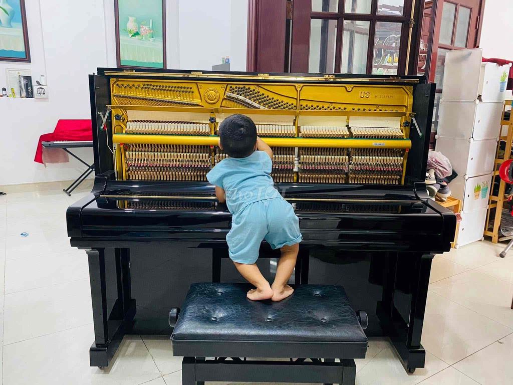 Piano cơ uprigh Yamaha U3H japan bh 10 năm