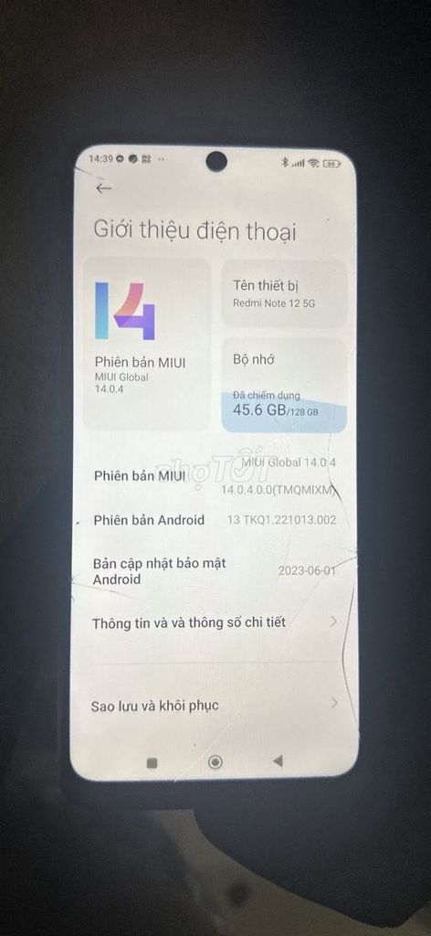 Xiaomi Redmi Note 12 5G 128GB. Mua bán Điện thoại tại Quận 1 Tp Hồ Chí Minh được đăng bởi Hội Đồ Điện Tử hình 1