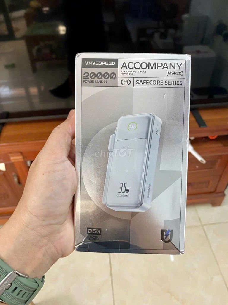 Pin sạc dự phòng Movespeed MSP20 20000mAh 35W. Mua bán Phụ kiện (Màn hình, Chuột...) tại Thành phố Pleiku Gia Lai được đăng bởi Thực hình 1