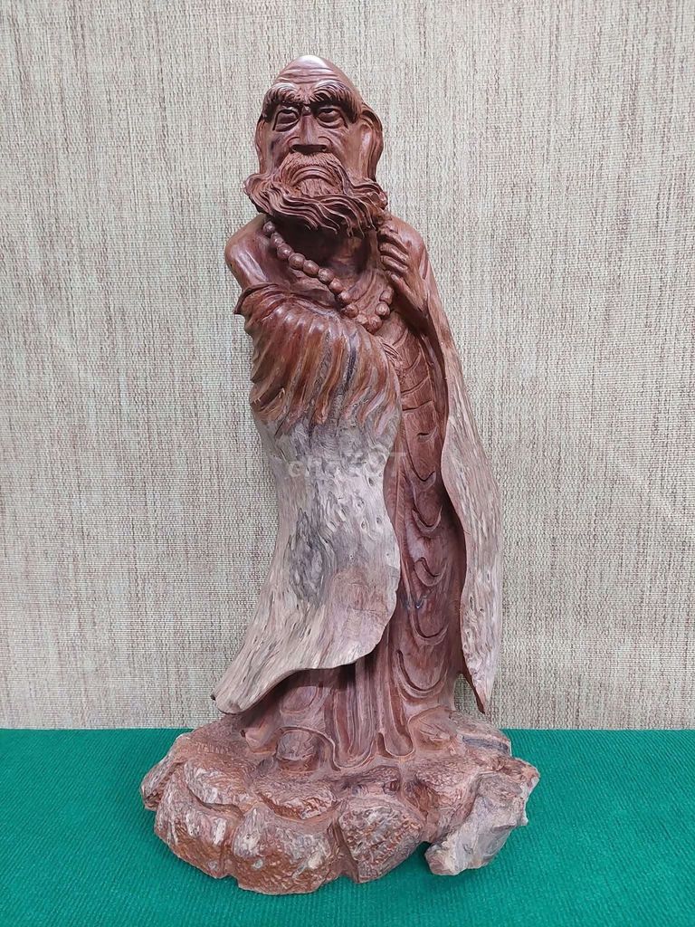 Tượng gỗ Đạt Ma. Mua bán Đồ sưu tầm, đồ cổ tại Quận Đống Đa Hà Nội được đăng bởi Trần Xuân Dương hình 1
