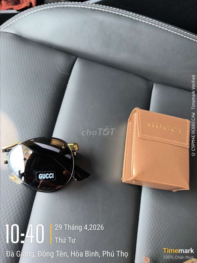 Kính râm Gucci Đen. Mua bán Phụ kiện thời trang khác tại Thành phố Hòa Bình Hòa Bình được đăng bởi Chiến Nguyễn hình 1