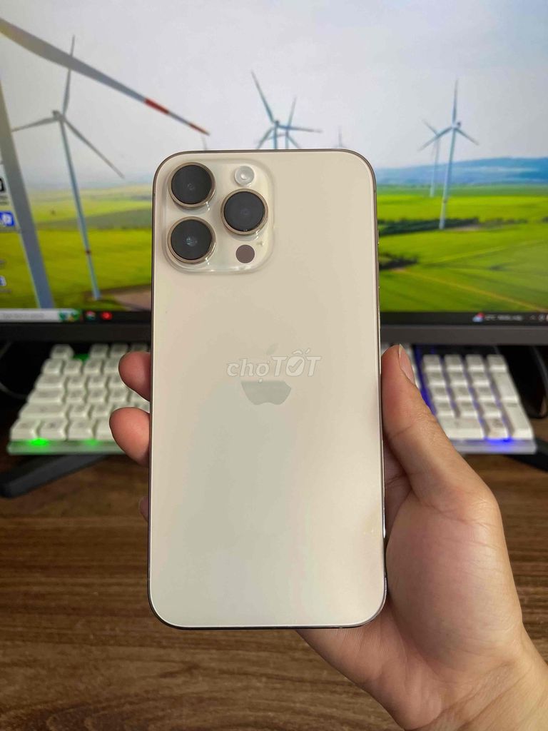 14 Pro Max 128GB Vàng Gold  Zin All, Full cn. Mua bán Điện thoại tại Quận Lê Chân Hải Phòng được đăng bởi Huy Tưởng Mobile hình 1