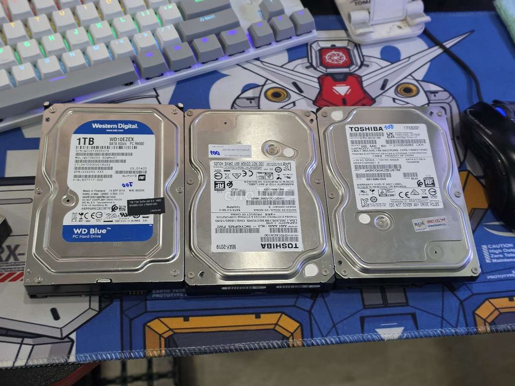 SẴN VÀI Ổ BÁN LẺ WD 1TB TOSHIBA. Mua bán Linh kiện (RAM, Card...) tại Quận Tân Bình Tp Hồ Chí Minh được đăng bởi Phan Thịnh hình 1