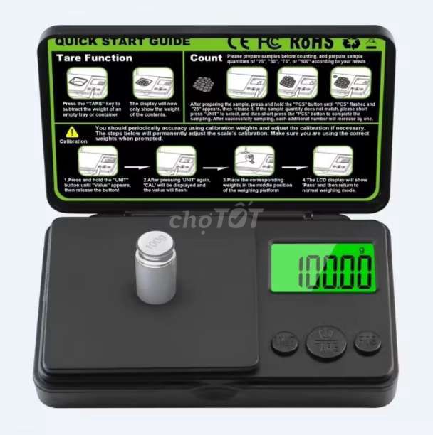 Cân tiểu ly độ chính xác từ 0,01g đến 1000g. Mua bán Đồ chuyên dụng, Giống nuôi trồng tại Quận 12 Tp Hồ Chí Minh được đăng bởi Phương Thùy hình 1