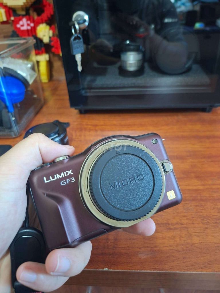 Máy ảnh Lumix GF3 Nâu. Mua bán Máy ảnh, Máy quay tại Quận Ba Đình Hà Nội được đăng bởi Vũ An hình 1