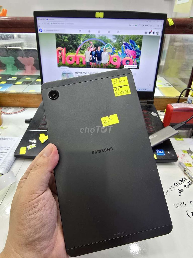 Samsung Tab A9 Wifi 128GB Đen 98-99%. Mua bán Máy tính bảng tại Thành phố Long Xuyên An Giang được đăng bởi Facebook Cầm Đồ Thúy Vân hình 1