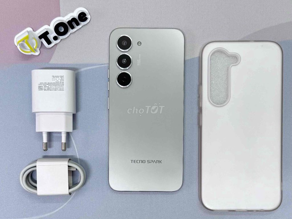 TECNO Spark 40 Pro NFC 128GB Xám. Mua bán Điện thoại tại Quận Ninh Kiều Cần Thơ được đăng bởi TOne Máy Lướt hình 1