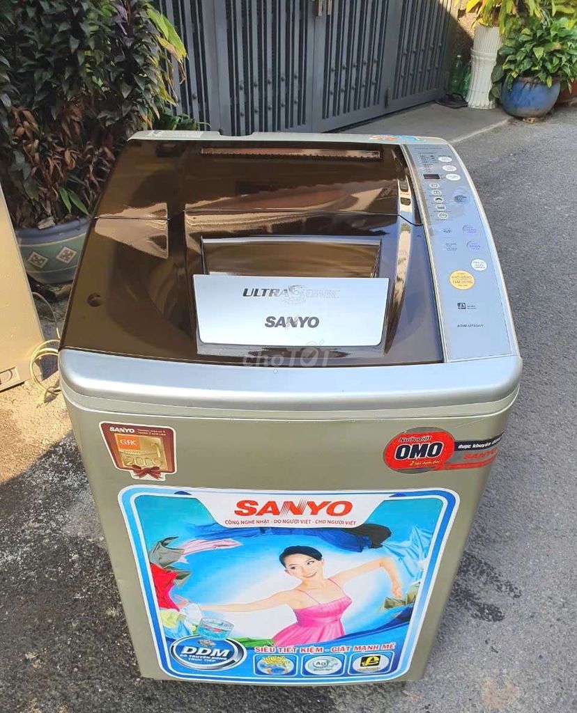 Thanh lý máy giặt Sanyo 7,8kg chạy tốt có BH