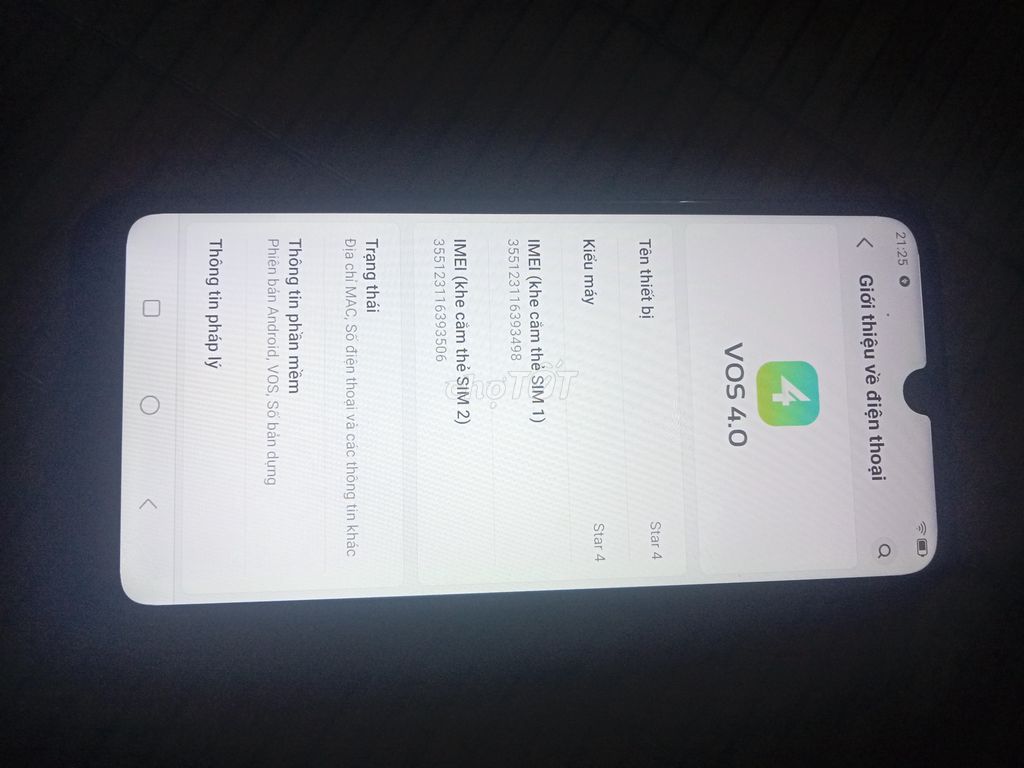 Vsmart Star 4 Đen. Mua bán Điện thoại tại Thành phố Biên Hòa Đồng Nai được đăng bởi Trí Nhữ hình 1