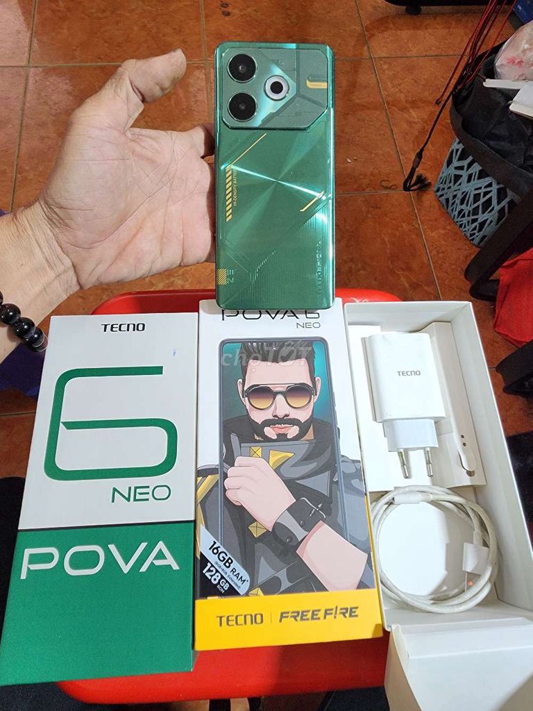 Tecno Pova 6 Neo 128GB Xanh lá. Mua bán Điện thoại tại Quận Bình Thạnh Tp Hồ Chí Minh được đăng bởi tùng  hình 1