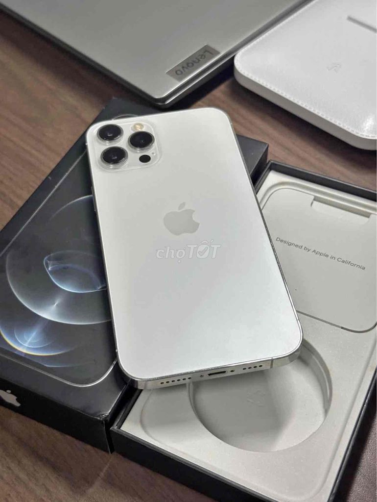 iPhone 12 Pro Max 128G Trắng FULLBOX BH APPLE 2022. Mua bán Điện thoại tại Quận Hà Đông Hà Nội được đăng bởi iStock Hà Nội Zin Đẹp Chất hình 1