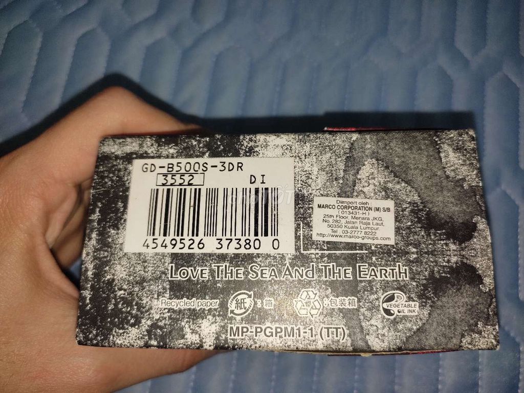 Casio G-SHOCK GD-B500 Xanh neon (New/fulbox). Mua bán Đồng hồ tại Thành phố Vũng Tàu Bà Rịa - Vũng Tàu được đăng bởi Hung Anh hình 4