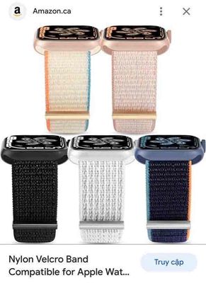 Sét Dây đeo bằng nylon hiệu Velcro. Mua bên Mỹ. Mua bán Thiết bị đeo thông minh tại Quận 12 Tp Hồ Chí Minh được đăng bởi Tố Uyên Shop