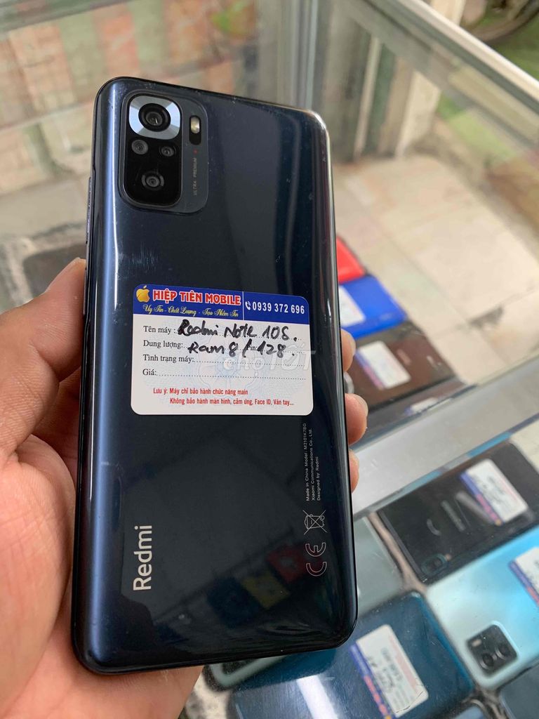 Redmi Note 10s ram8/128 main zin màn zin