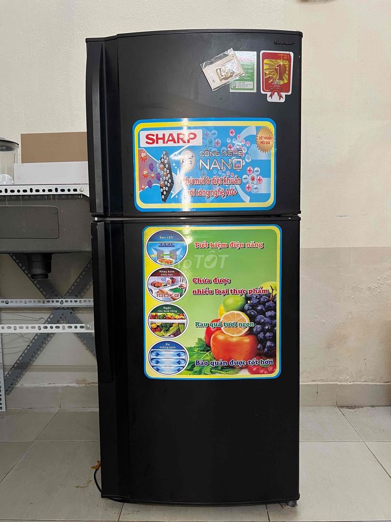 Tủ lạnh Sharp Đen Nano AG+ Tiết kiệm điện. Mua bán Tủ lạnh tại Quận 3 Tp Hồ Chí Minh được đăng bởi Nhu hình 1