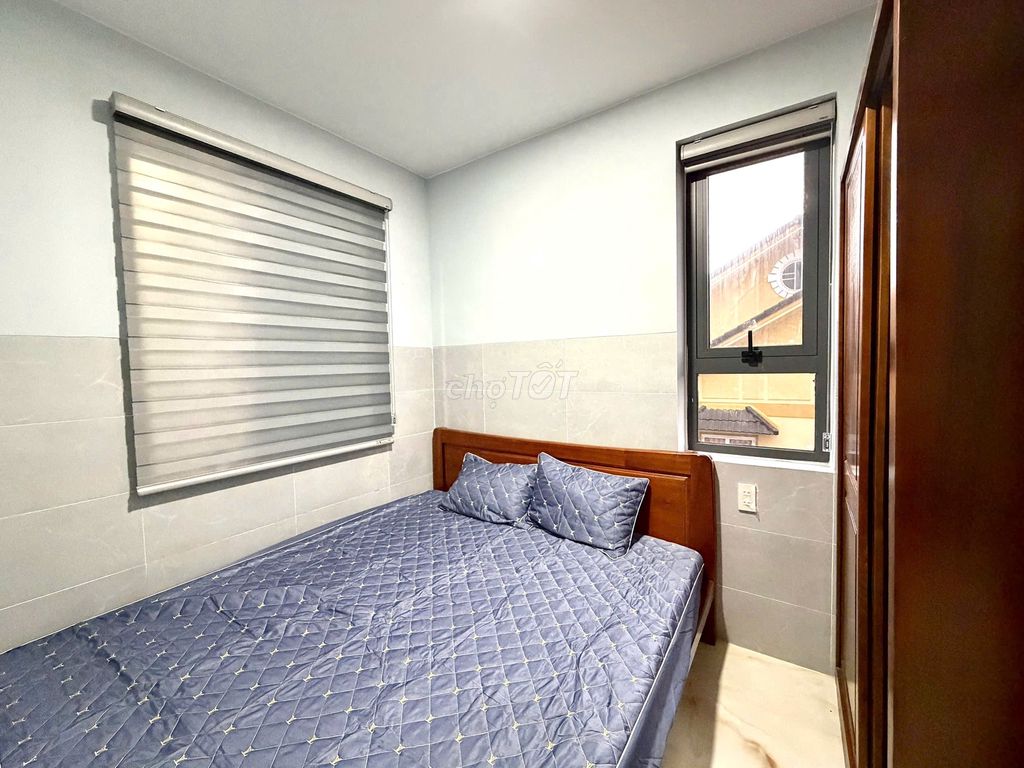 CHO THUÊ CĂN HỘ 1 PHÒNG NGỦ FULL NỘI THẤT CÓ CỬA SỔ THOÁNG MÁT ĐƯỜNG