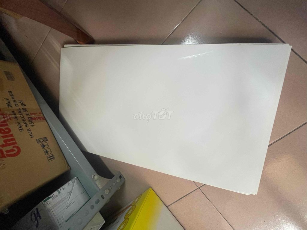 Giấy Ivory 35x45cm 230gsm 87 tờ ố nhẹ. Mua bán Đồ dùng văn phòng tại Quận 5 Tp Hồ Chí Minh được đăng bởi minh minh hình 1