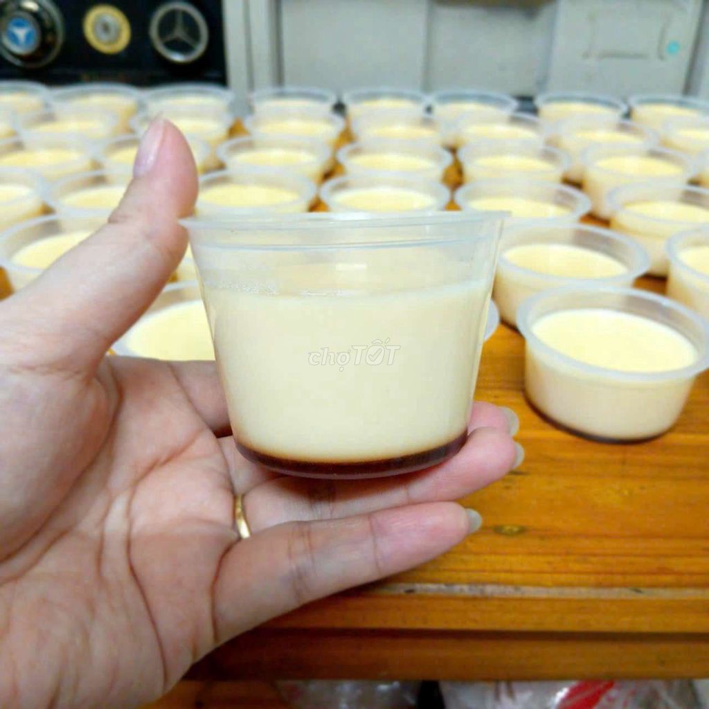 Bánh flan Caramel nhà làm 10 hủ lớn 220ml. Mua bán Đồ ăn, thực phẩm và các loại khác tại Quận Tân Phú Tp Hồ Chí Minh được đăng bởi Quang Huy hình 1