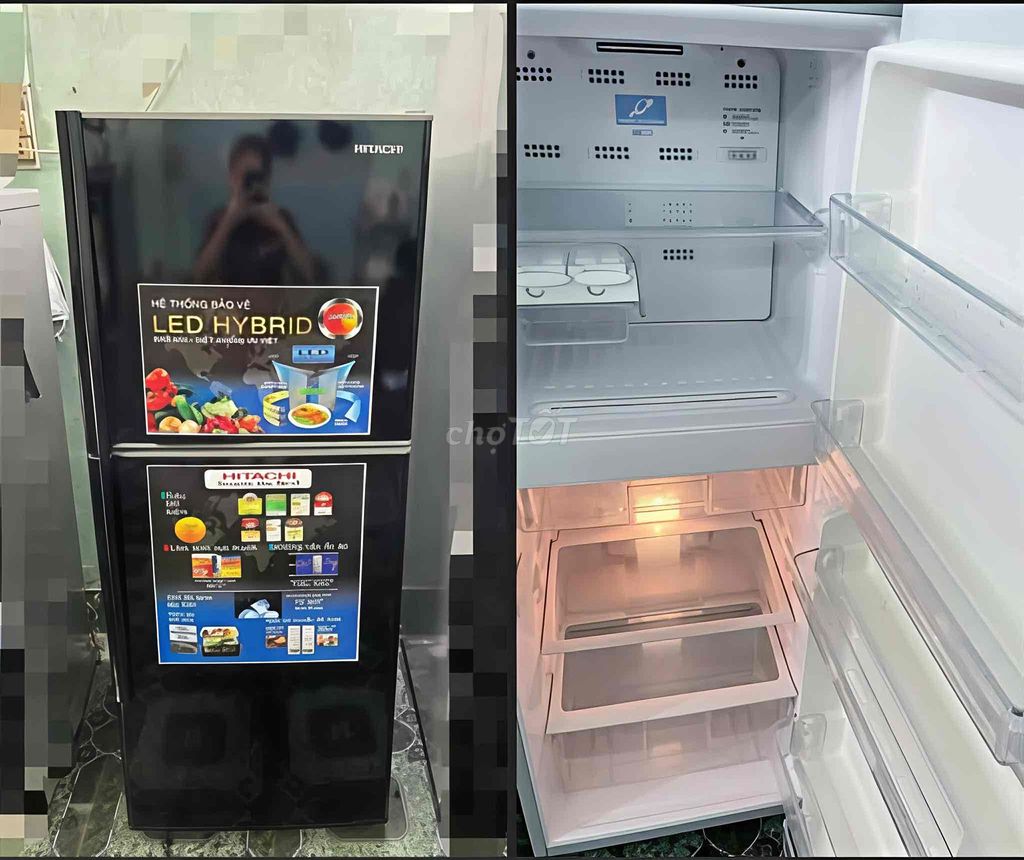 Tủ lạnh Hitachi Đen Đã sử dụng. Mua bán Tủ lạnh tại Quận Phú Nhuận Tp Hồ Chí Minh được đăng bởi Thanh Lương hình 1