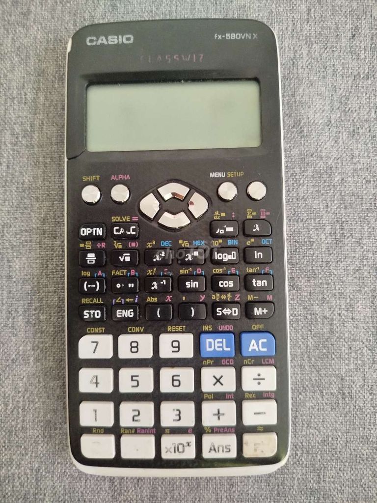 Bán máy tính casio 580 mất nắp. Mua bán Đồ dùng văn phòng tại Quận 12 Tp Hồ Chí Minh được đăng bởi Phan Võ Thành Đạt hình 1