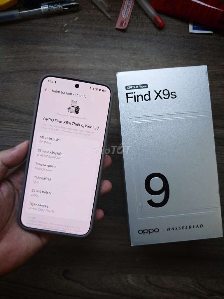 Oppo Find X9S 256GB Xám Đã sử dụng. Mua bán Điện thoại tại Quận Đống Đa Hà Nội được đăng bởi Đinh Toàn hình 1