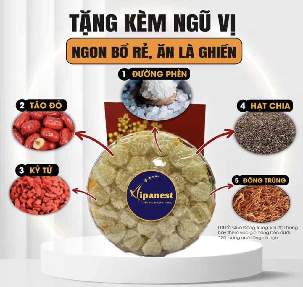 Yến baby ,tặng kèm 5 vị như hình +kèm túi xách. Mua bán Đồ ăn, thực phẩm và các loại khác tại Huyện Diên Khánh Khánh Hòa được đăng bởi NTBKDUYEN12C8 hình 1