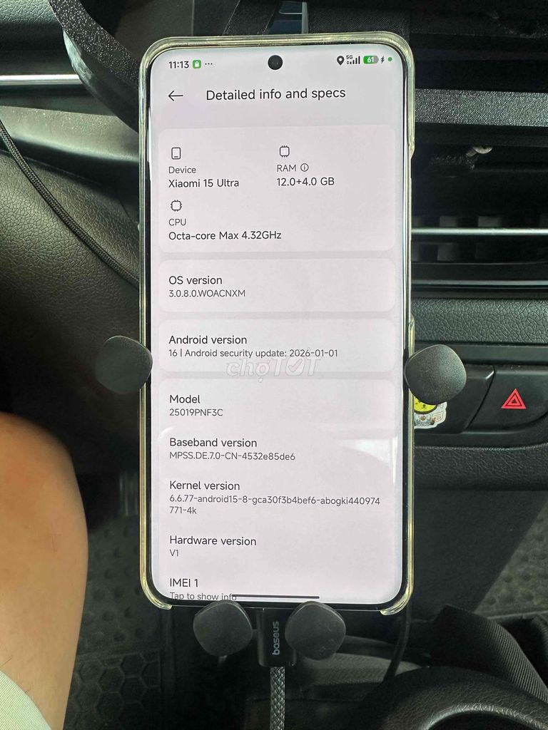 Xiaomi 15 Ultra 12GB. Mua bán Điện thoại tại Quận Hà Đông Hà Nội được đăng bởi Mr D hình 1