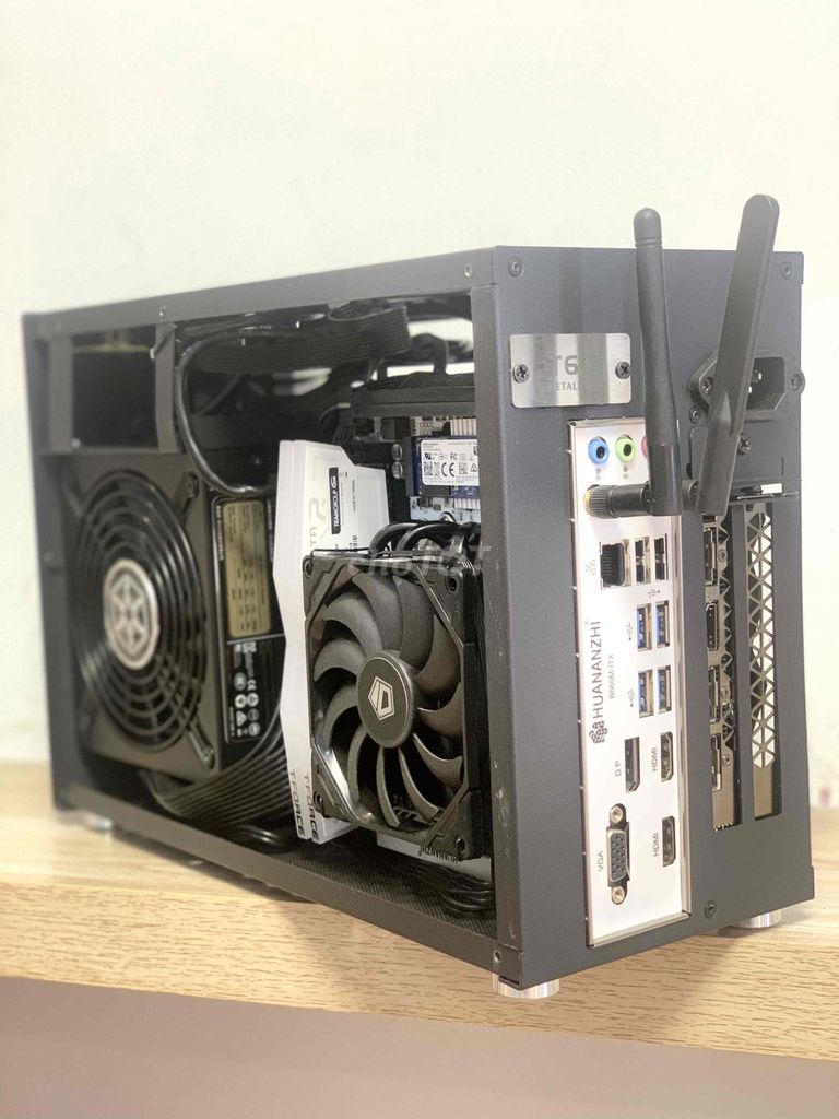 CASE ITX 12400F/Ram16GB/ SSD512GB/ZotacGTX1660 6GB