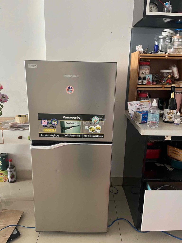 Tủ lạnh Panasonic Inverter 2 tầng Bạc. Mua bán Tủ lạnh tại Thành phố Thuận An Bình Dương được đăng bởi Trần Mỹ Lan hình 1