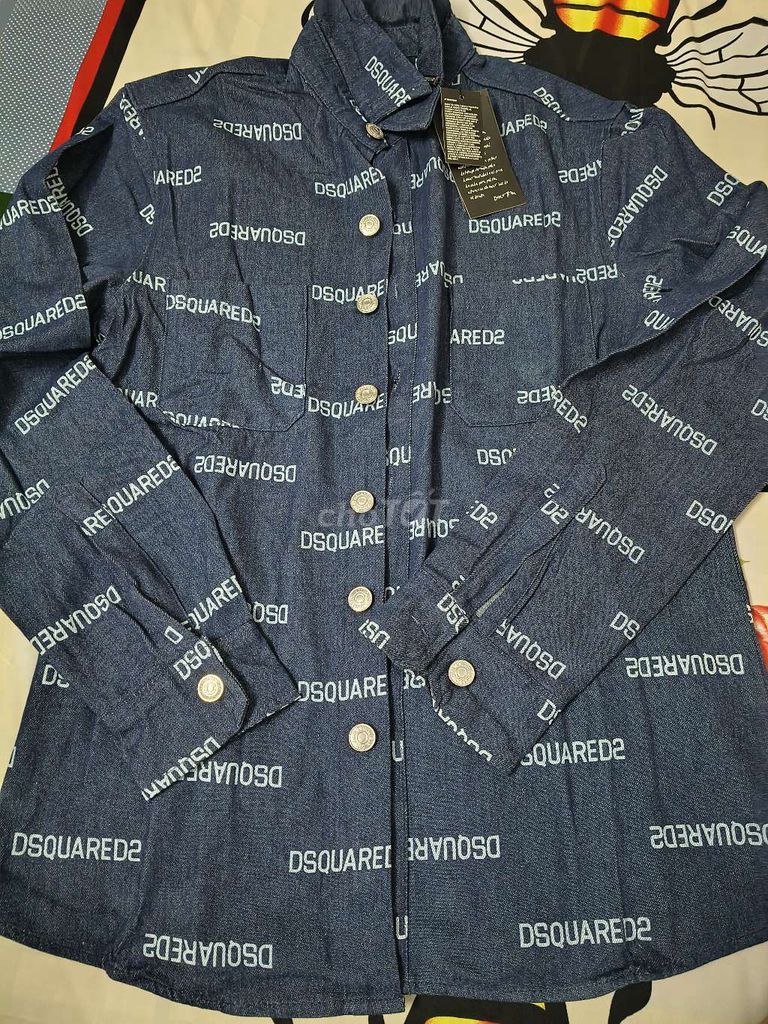 SƠ MI JEAN NAM DSQUARE 2 SIZE M. Mua bán Quần áo tại Quận 10 Tp Hồ Chí Minh được đăng bởi QUANG ĐỨC hình 1
