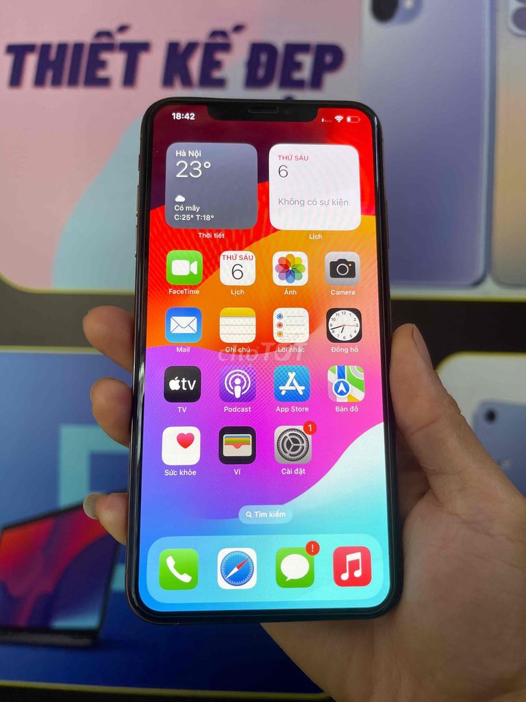 XS Max 64GB Vàng Gold Zin nguyên bản, Đẹp 98%. Mua bán Điện thoại tại Quận Lê Chân Hải Phòng được đăng bởi Huy Tưởng Mobile hình 1