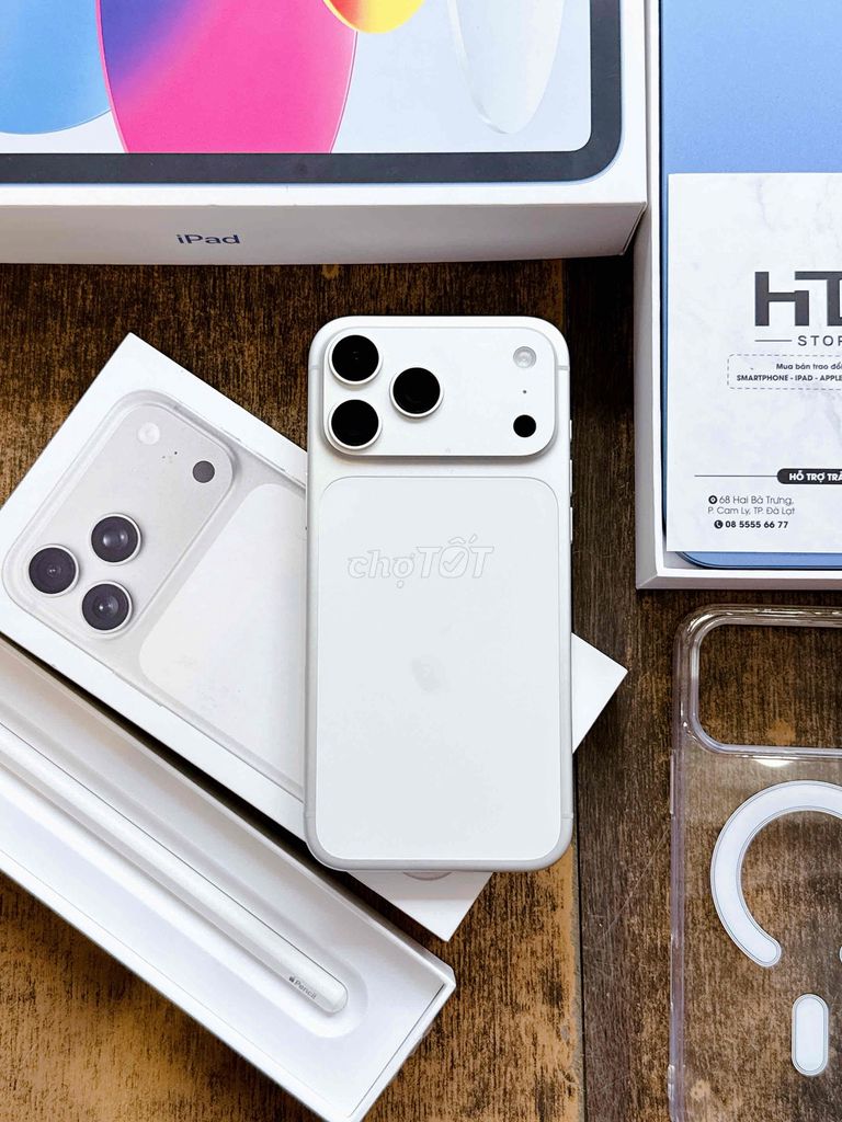 Apple iPhone 17 Pro Max 256GB Trắng. Mua bán Điện thoại tại Thành phố Đà Lạt Lâm Đồng được đăng bởi HD mobile Bán IPhone Trả Góp hình 1