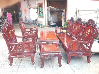 Bộ ghế 6 món gổ bên! với kẩm!. Mua bán Bàn ghế tại Quận Bình Thuỷ Cần Thơ được đăng bởi Cường Đồ Gổ Cũ Xưa