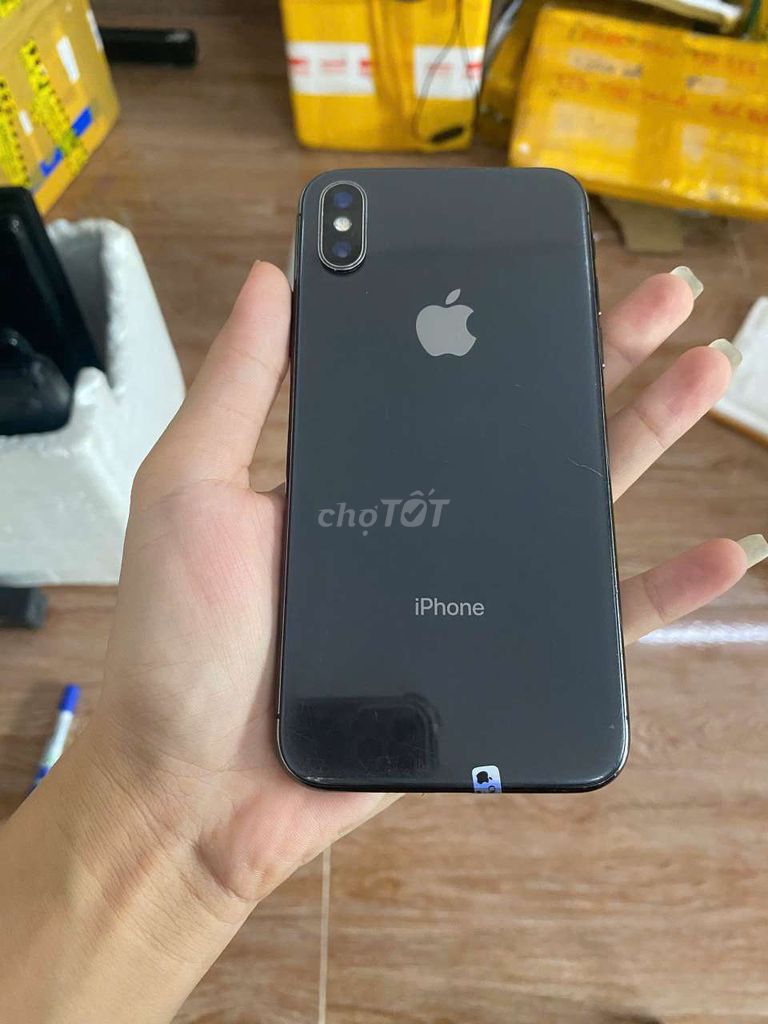 iPhone X, 64g, sài wifi, icl sạch, nứt tí. Mua bán Điện thoại tại Thành phố Thủ Dầu Một Bình Dương được đăng bởi Phước Mobile hình 1