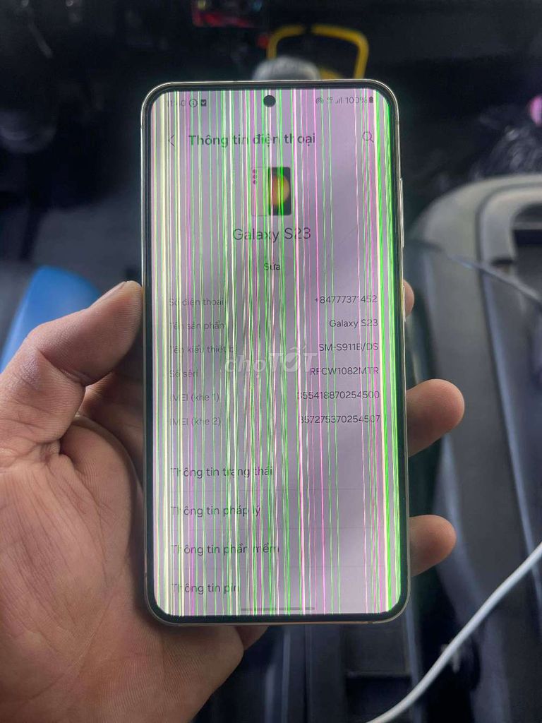 Samsung Galaxy S23 Hỏng màn hình. Mua bán Điện thoại tại Thành phố Thuận An Bình Dương được đăng bởi Đức Phạm hình 1