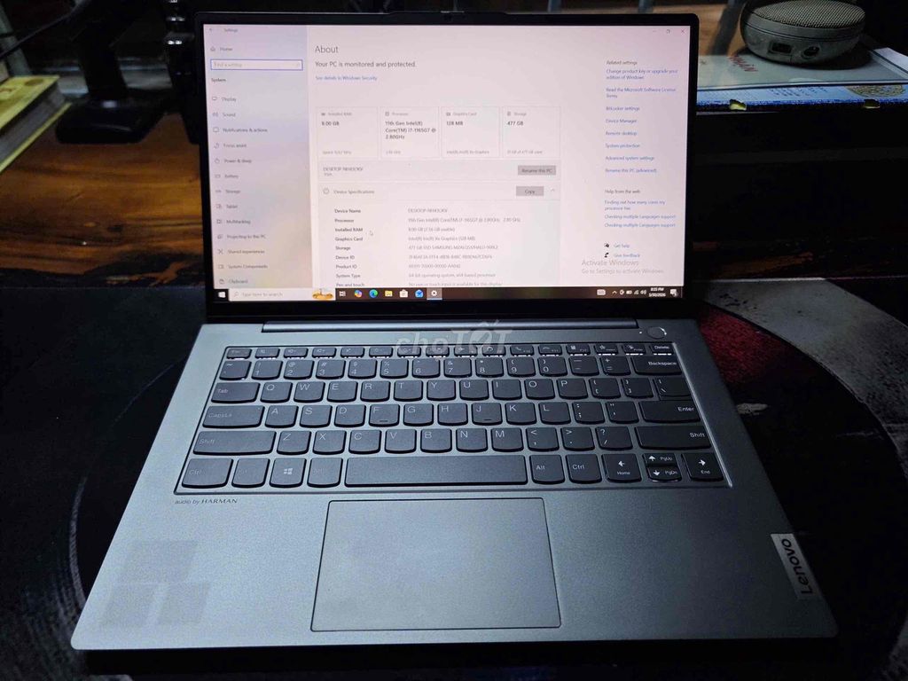 Lenovo i7 8GB/512GB Xám. Mua bán Laptop tại Huyện Châu Thành Trà Vinh được đăng bởi SƠN hình 1