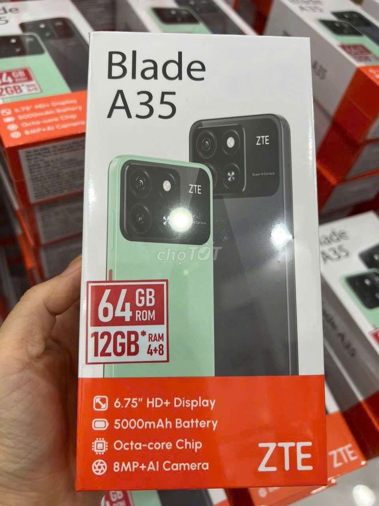 Điện thoại ZTE Blade A35 pin trâu mượt mà. Mua bán Điện thoại tại Quận 8 Tp Hồ Chí Minh được đăng bởi Gạch Mobile  hình 1